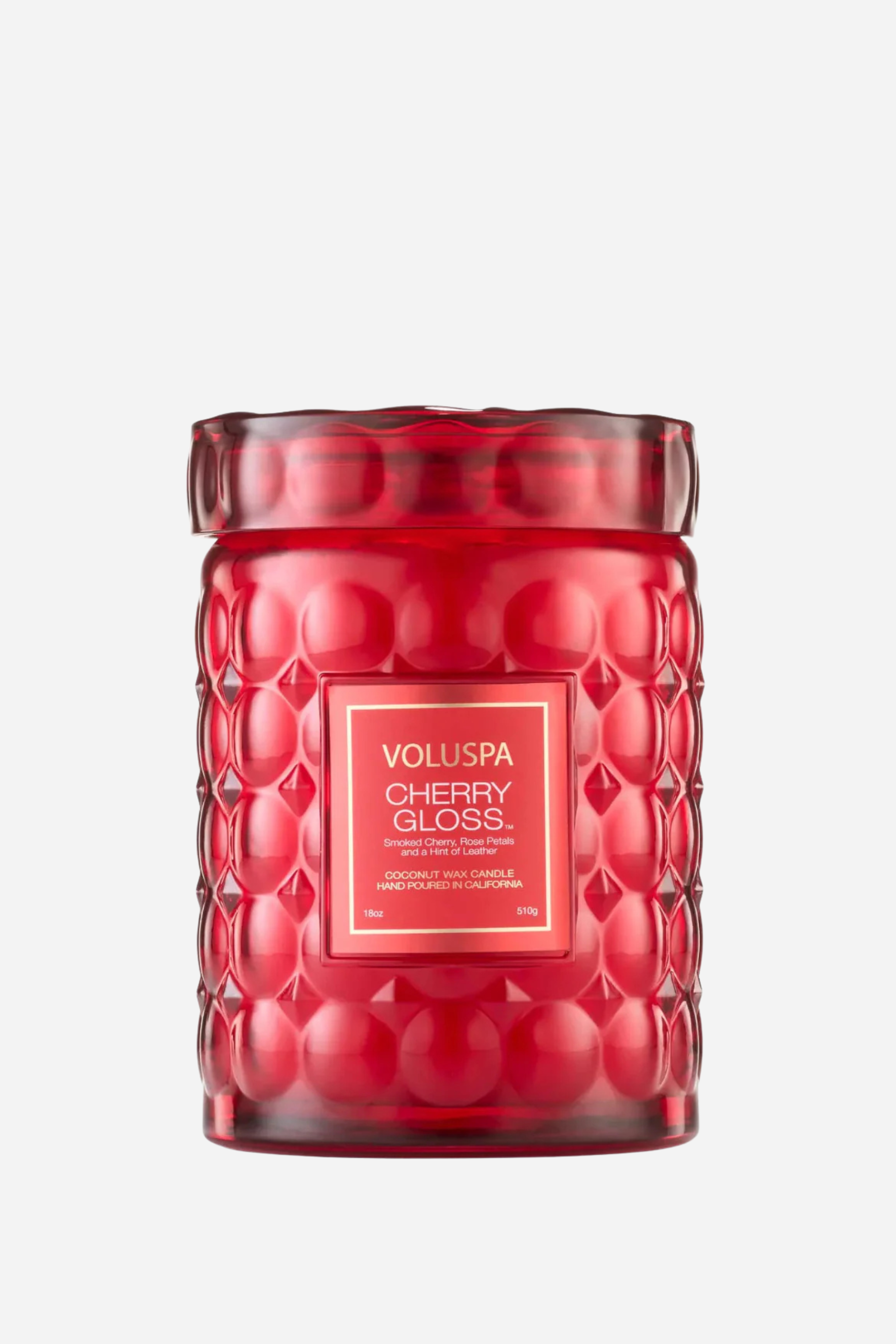 Voluspa Large Glass Jar Candle - 18 oz - Cherry Gloss
