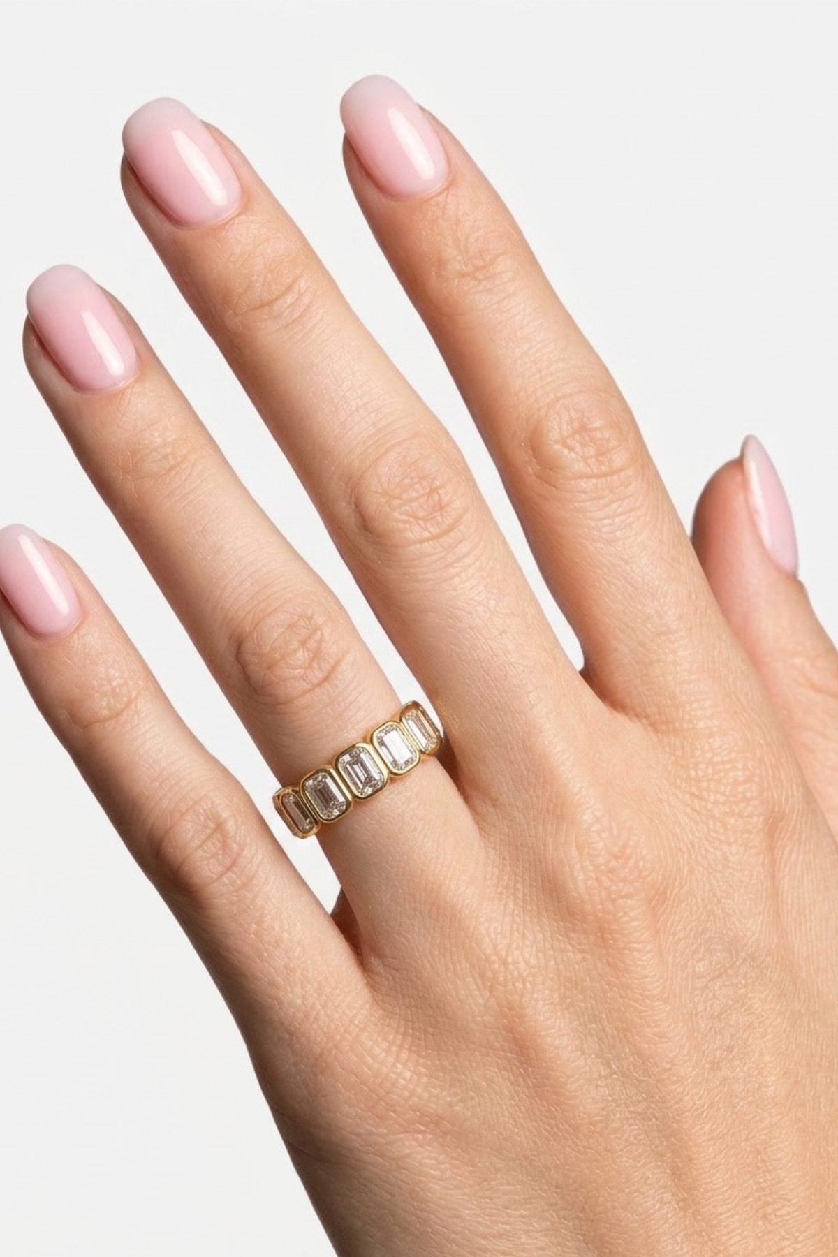 18K Baguette Diamond Ring