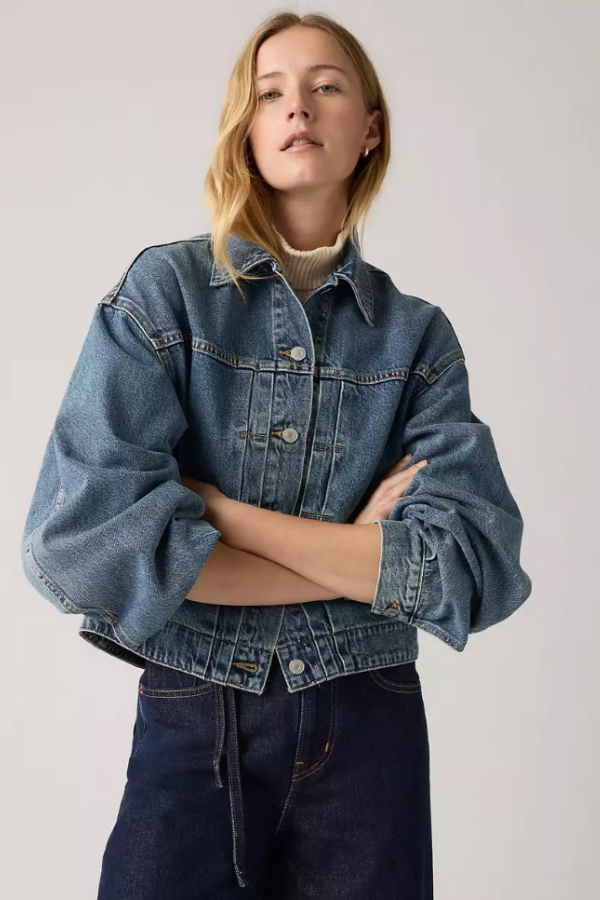 Levi's Balloon Sleeve Trucker Jacket