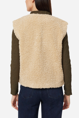 Habitual - Sherpa Vest - Tan