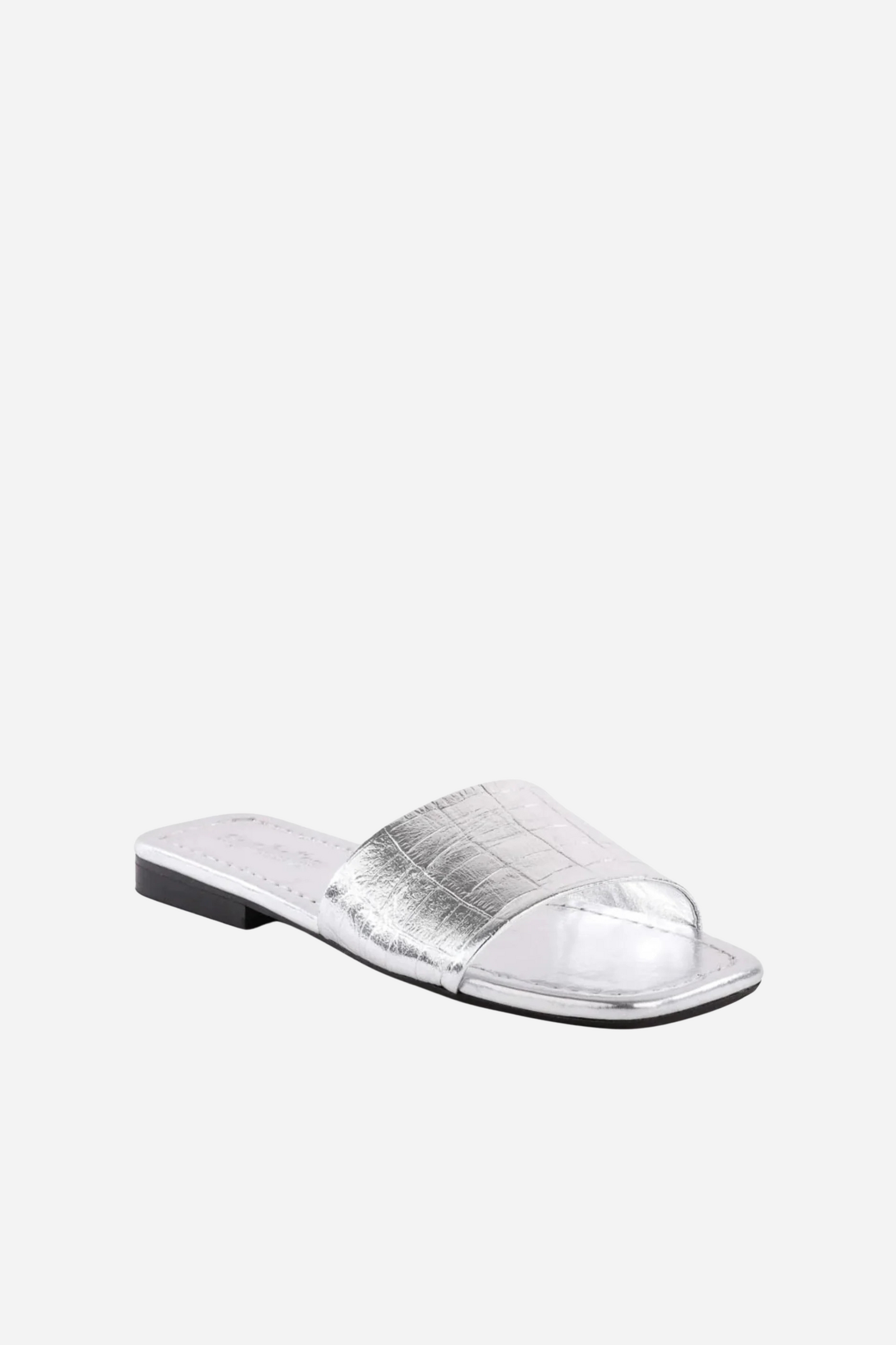 Seychelles Paris Sandals - Silver Croco