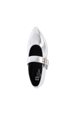 Seychelles Spinning Around Ballet Flats - Silver