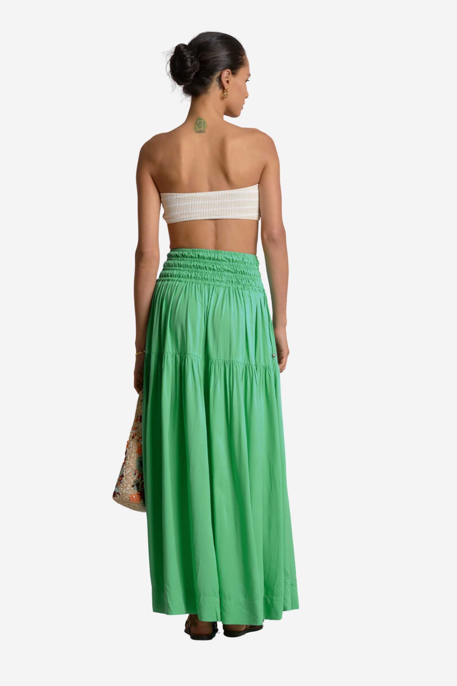 Summer Maxi Skirt - Jade