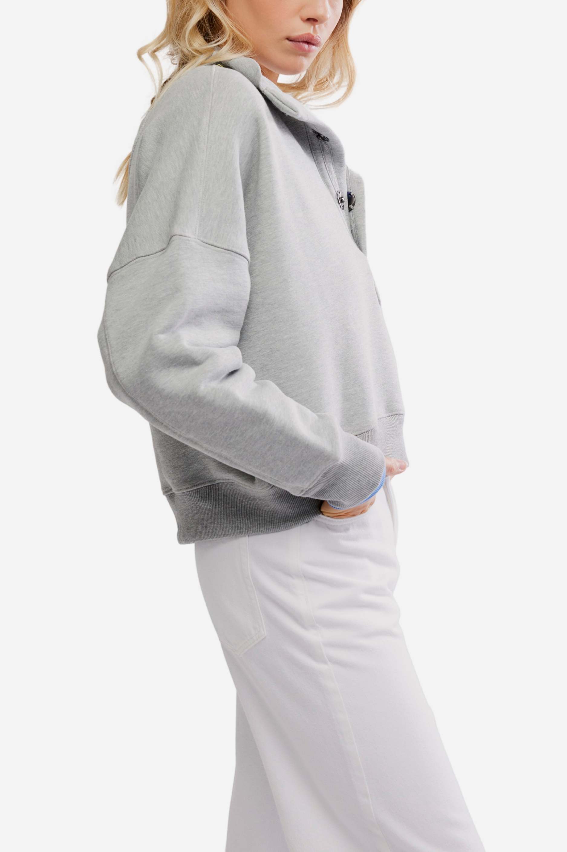 Free People - Timeless Pullover - Heather Grey