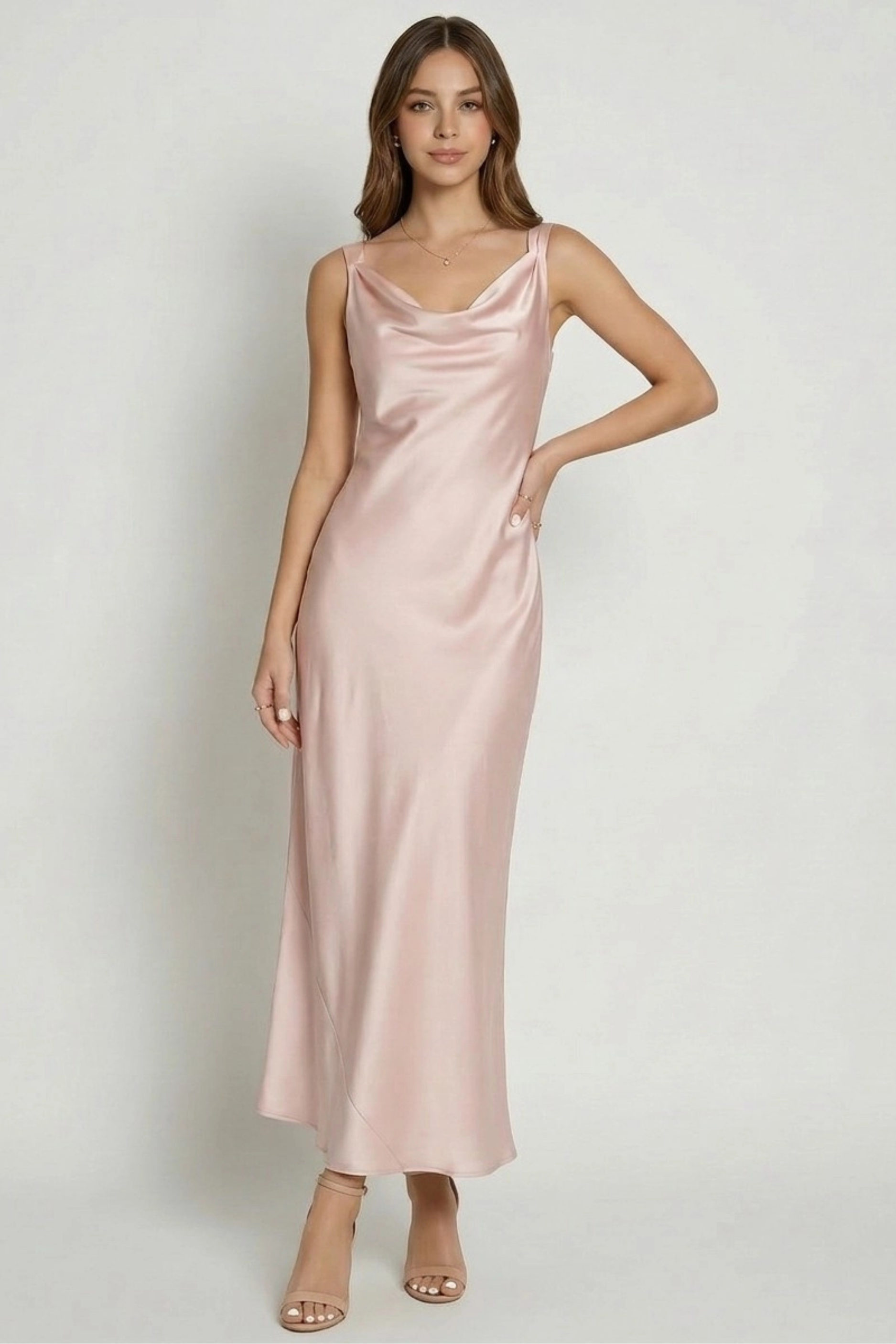 Isabella Maxi Dress - Blush