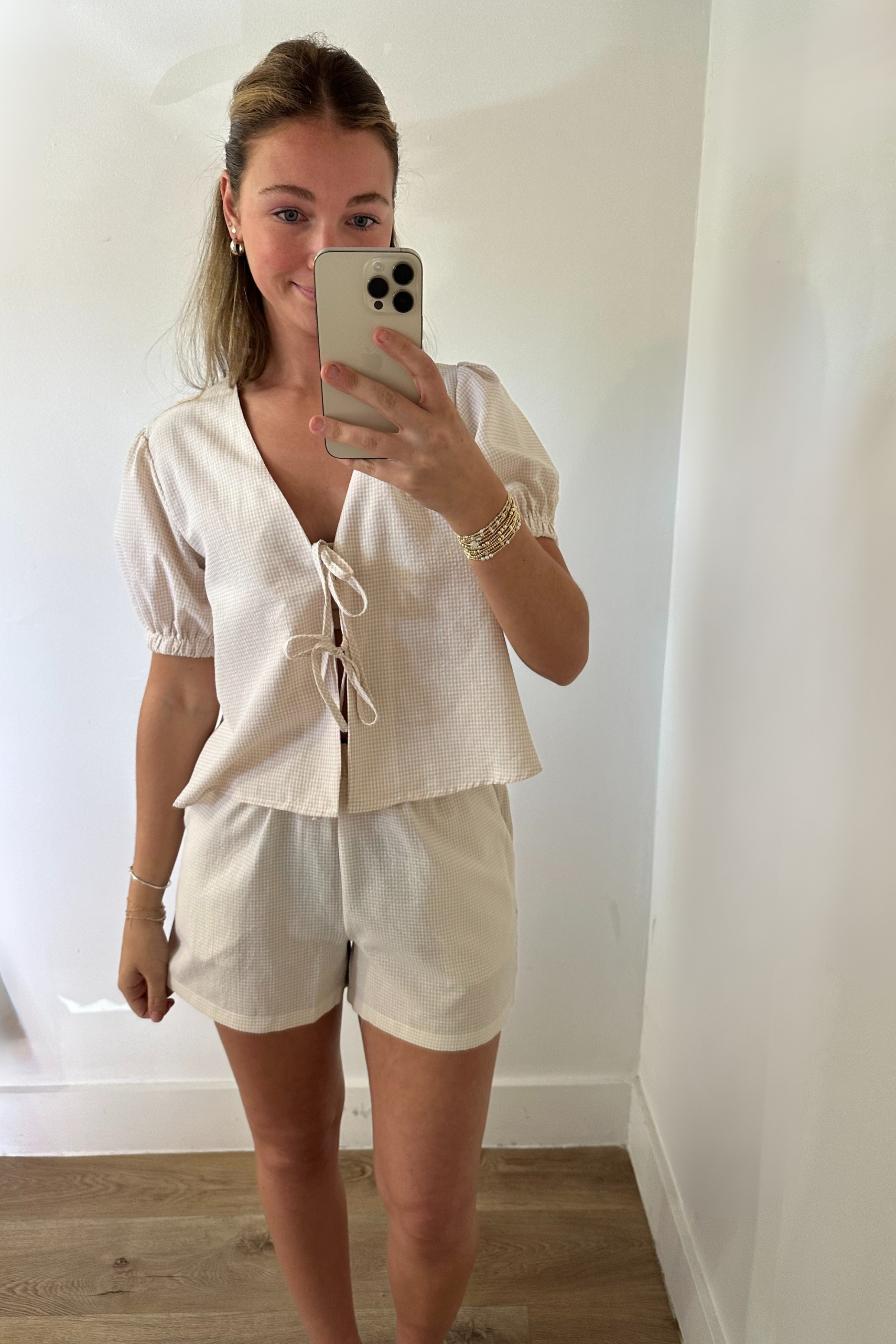 Came for Love Seersucker Shorts