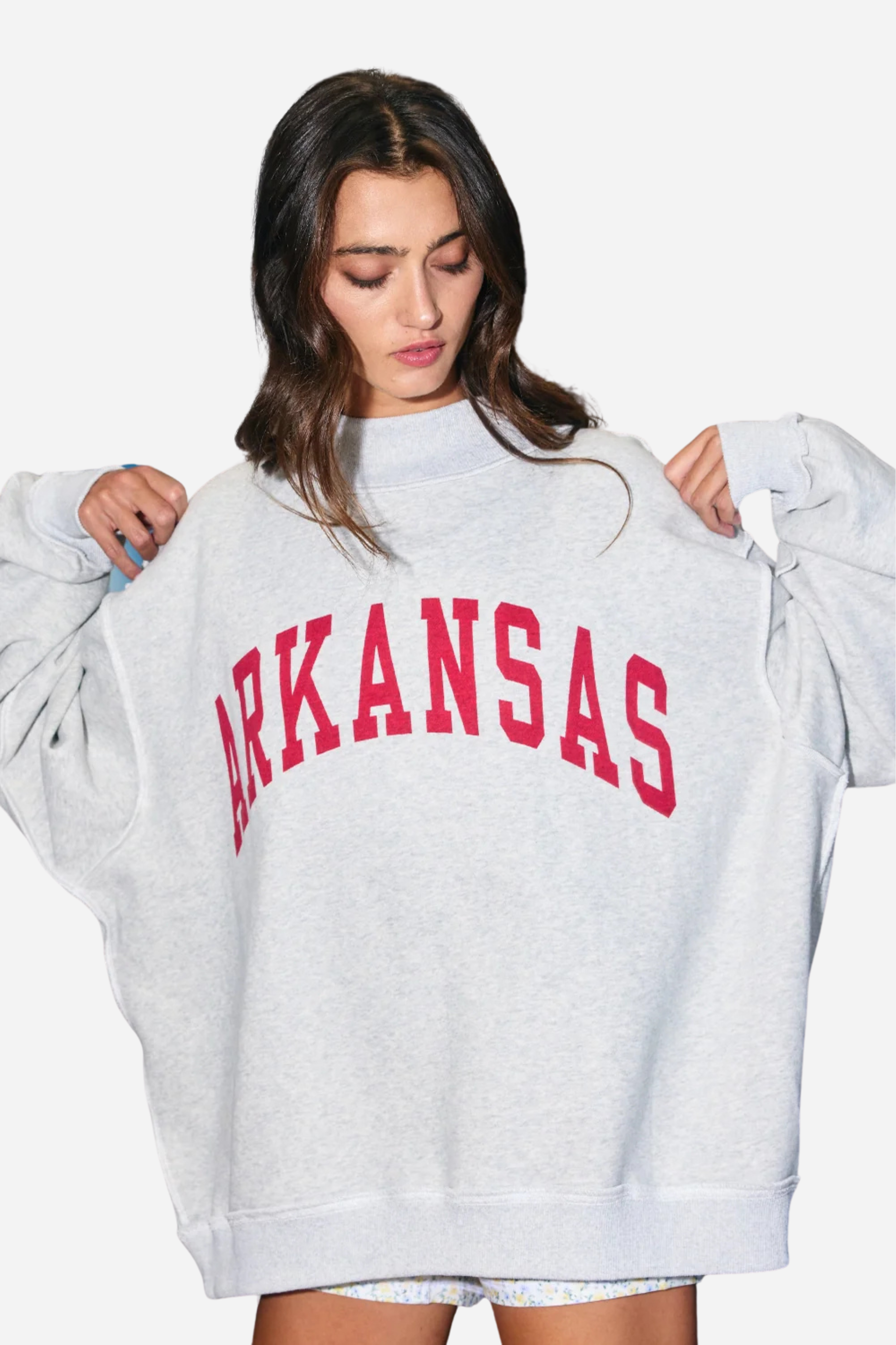 Arkansas Reversible Mock Neck