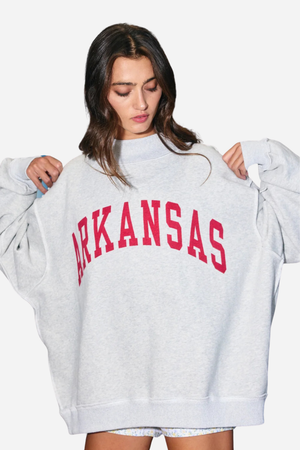 Arkansas Reversible Mock Neck