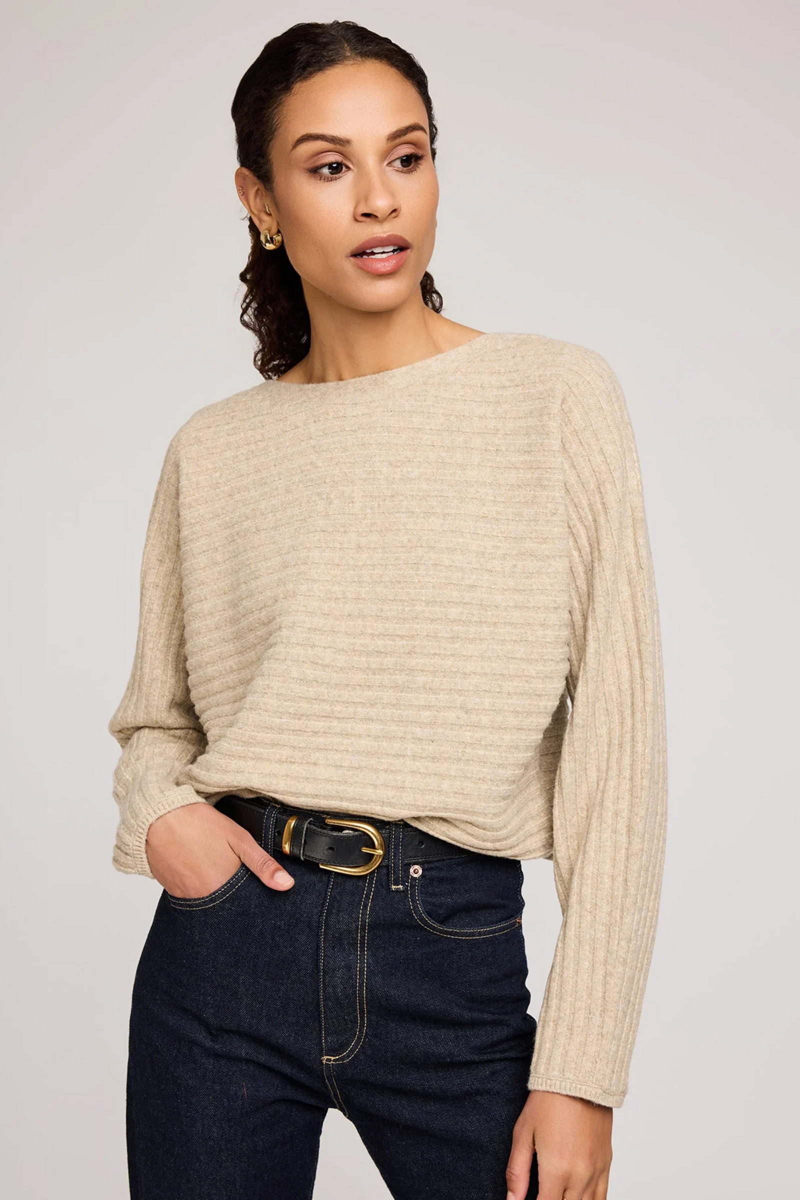 Niko Pullover Sweater - Heather Khaki