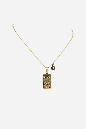18K Gemini Necklace
