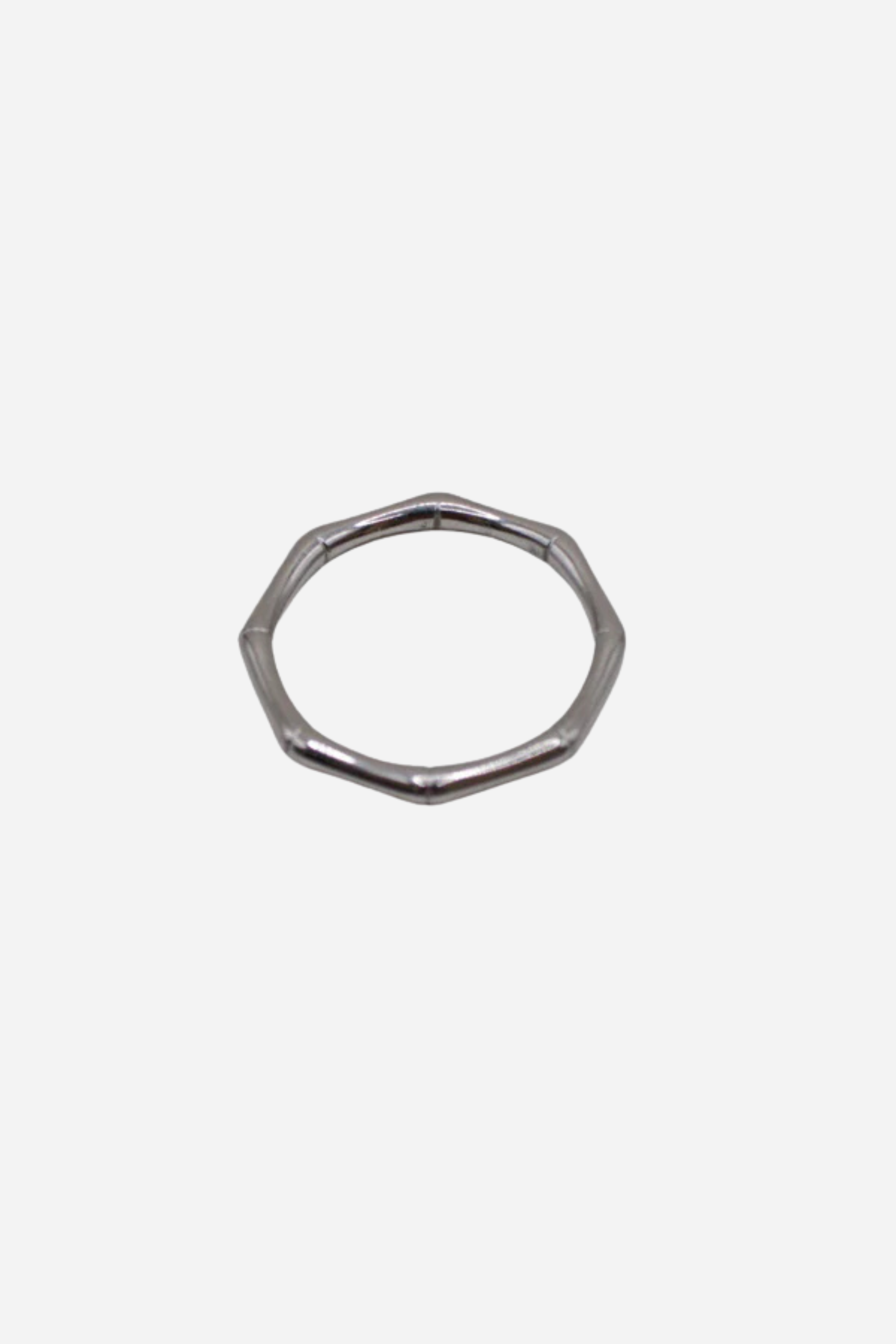 18K Mia Textured Ring - Silver