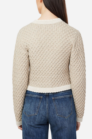 Clara Cropped Knit Cardigan
