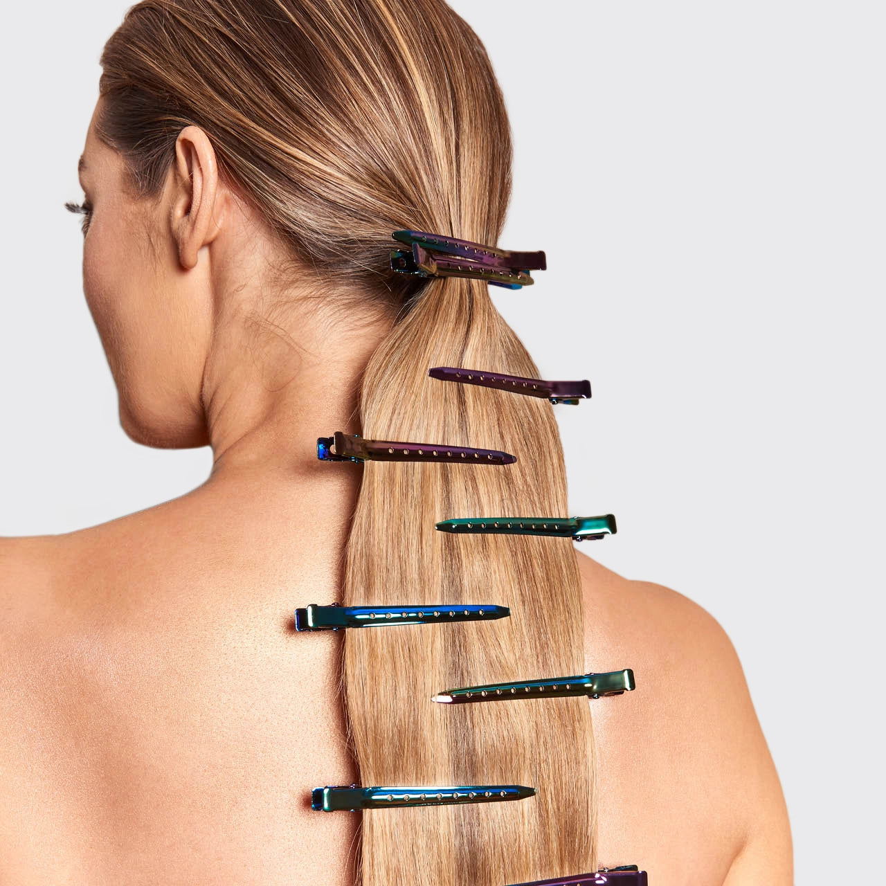 KITSCH Styling Hair Clips - Iridescent - 6 pc