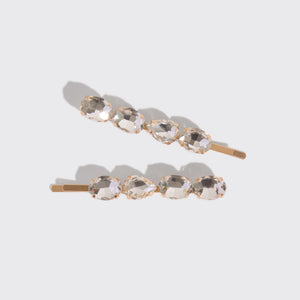 KITSCH Gemstone Bobby Pins - 2pc Set