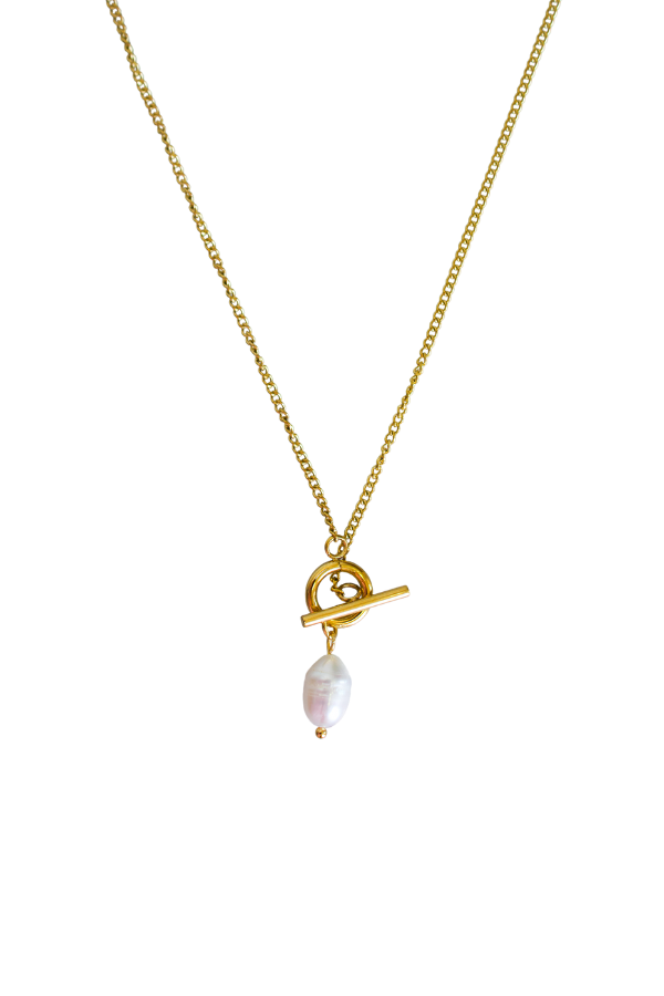 18K Stevie Pearl Necklace