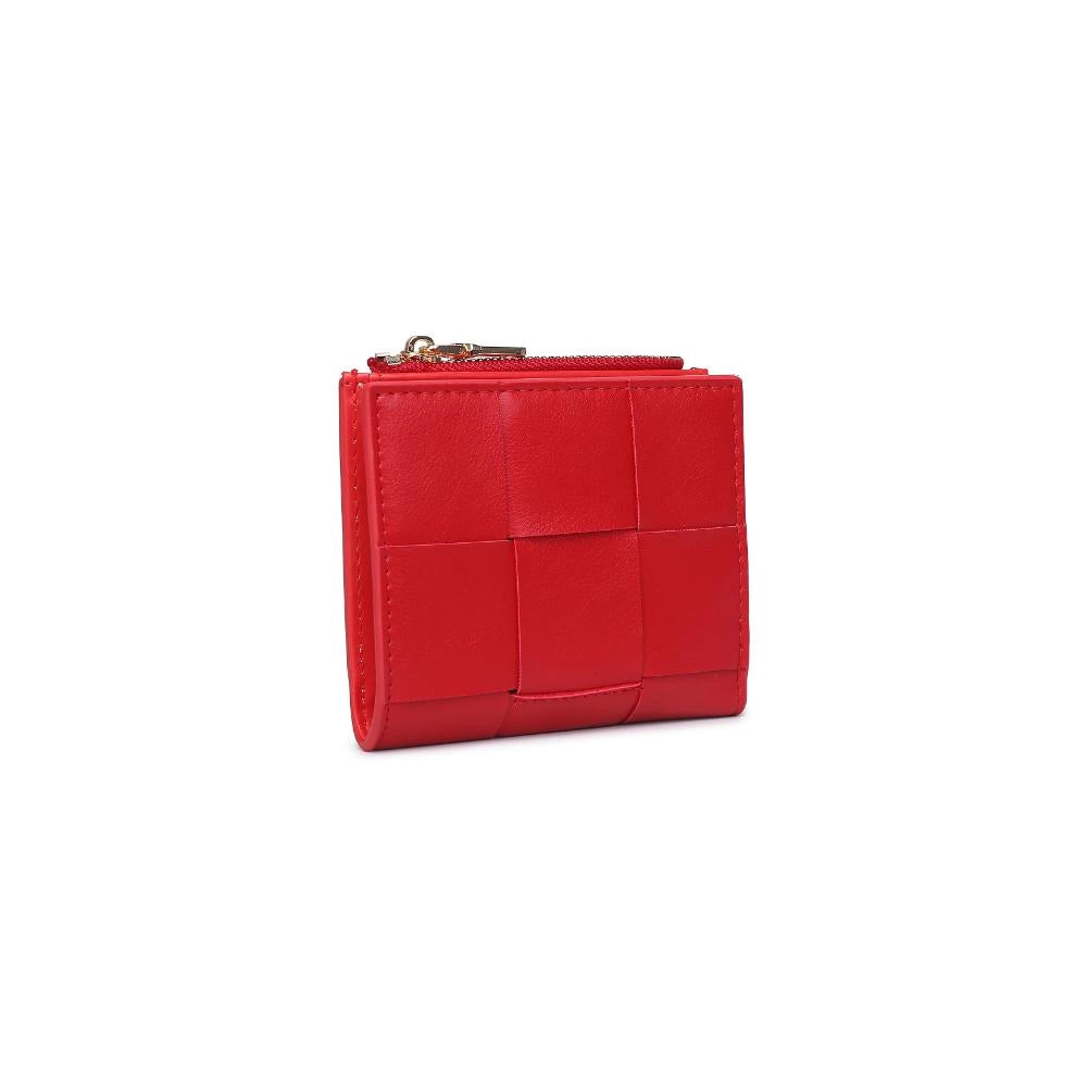 Amelie Woven Card Holder - Red