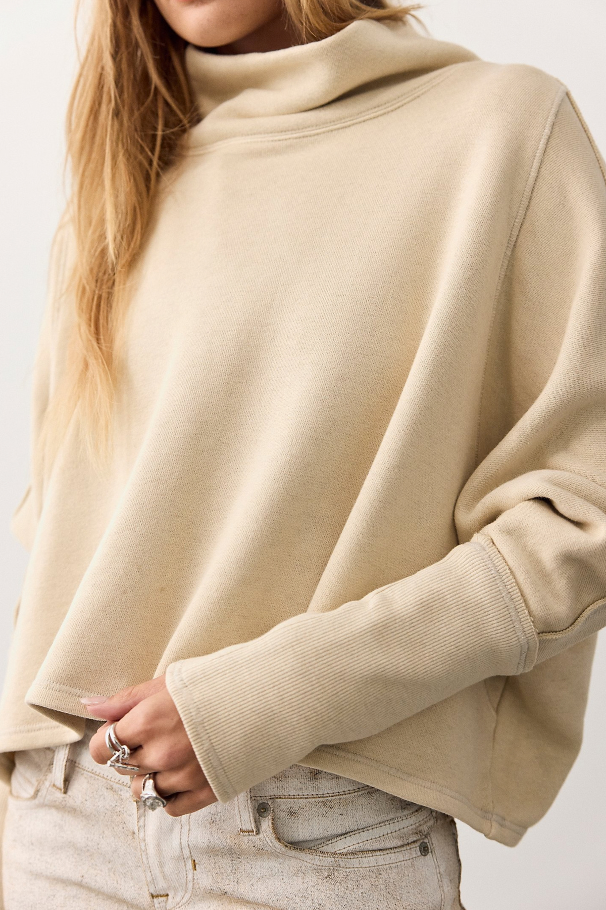 Free People - My Girl Pullover - Light Oatmeal