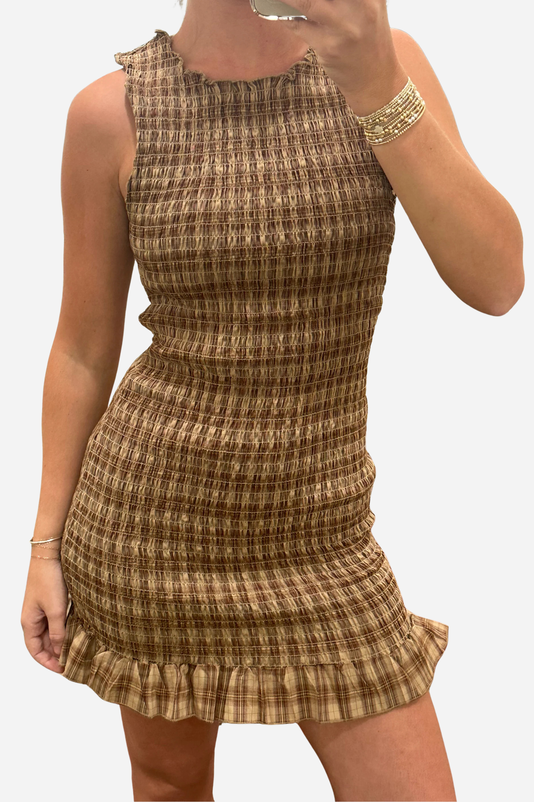 Nova Smocked Mini Dress