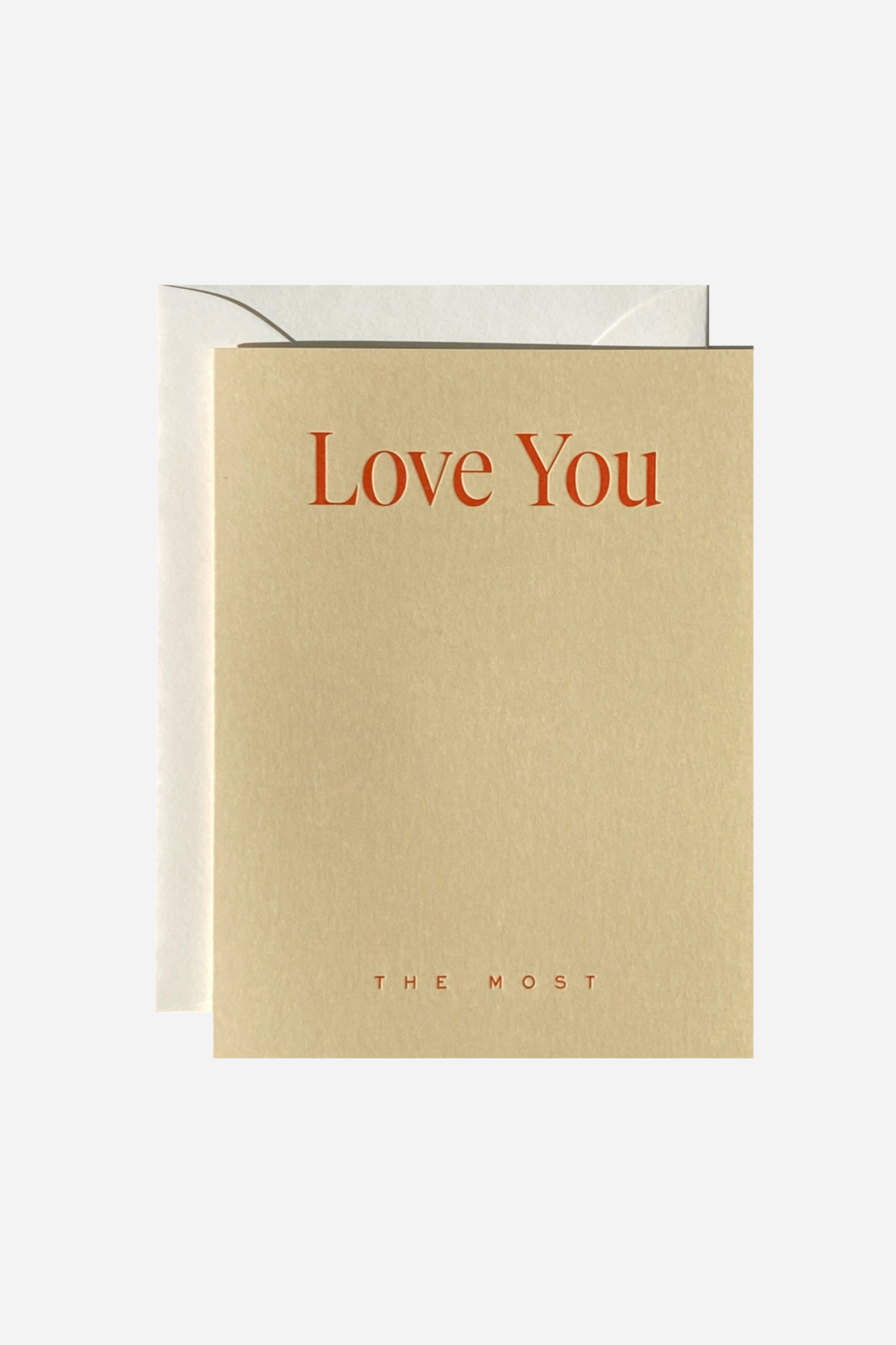 Jaymes Paper - Love You The Most Card