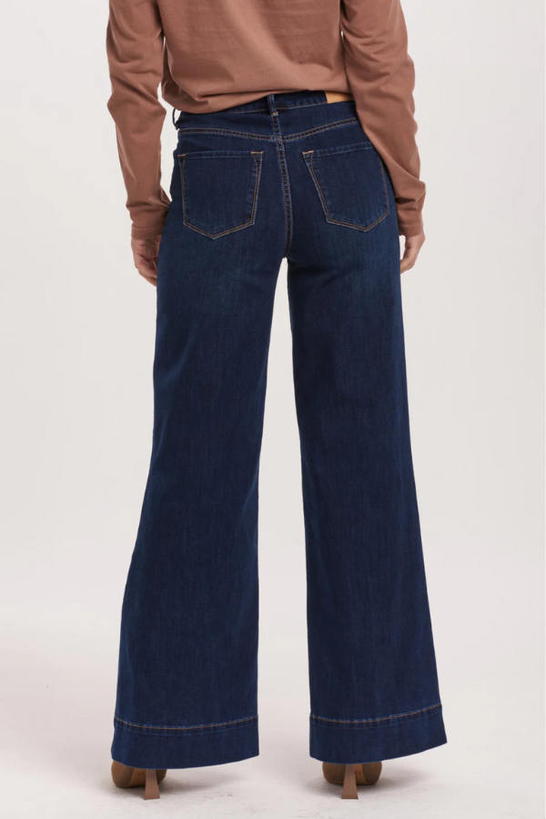 Fiona High Rise Wide Leg Jeans - Star Demand