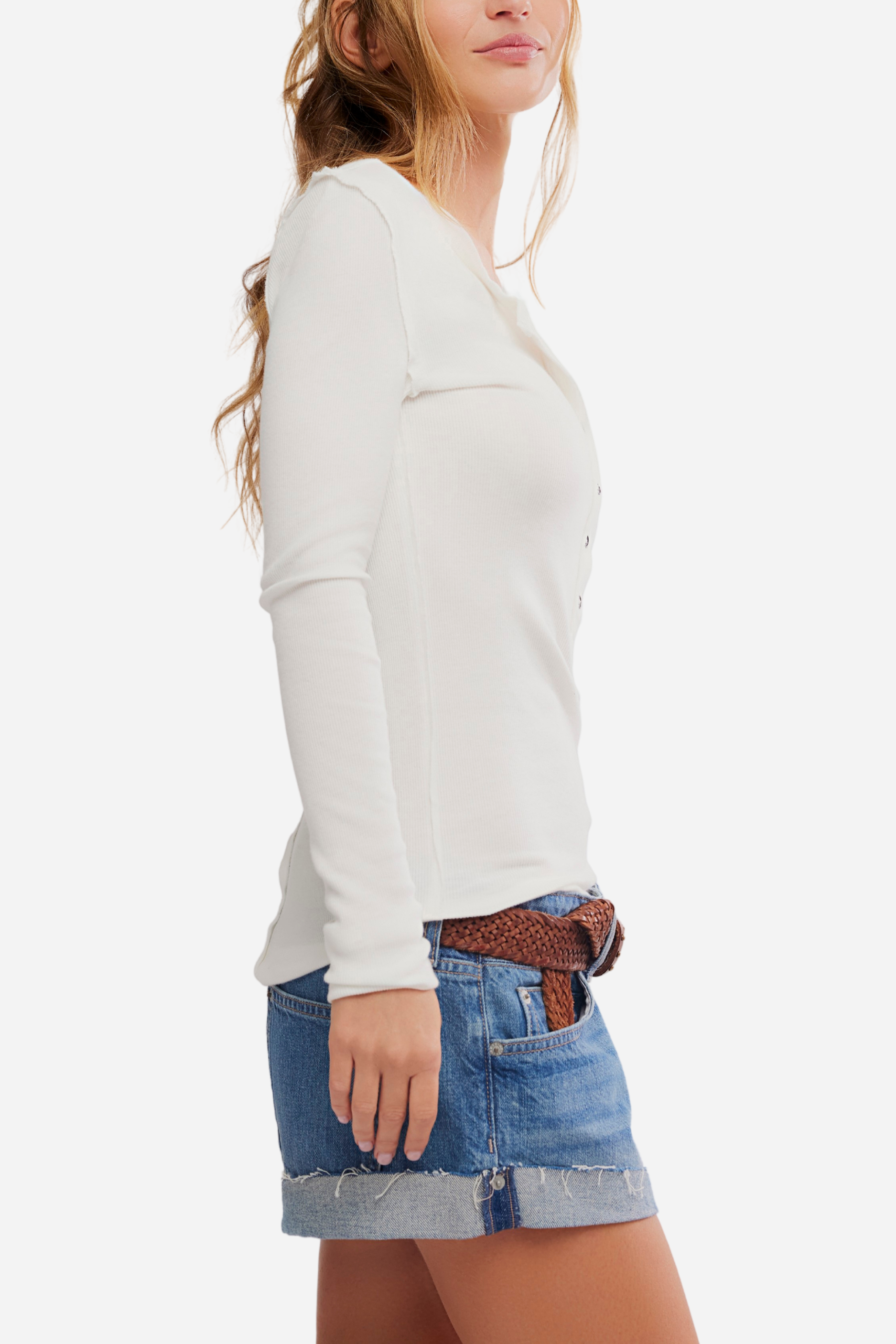 Free People Jamie Henley Top - Ivory
