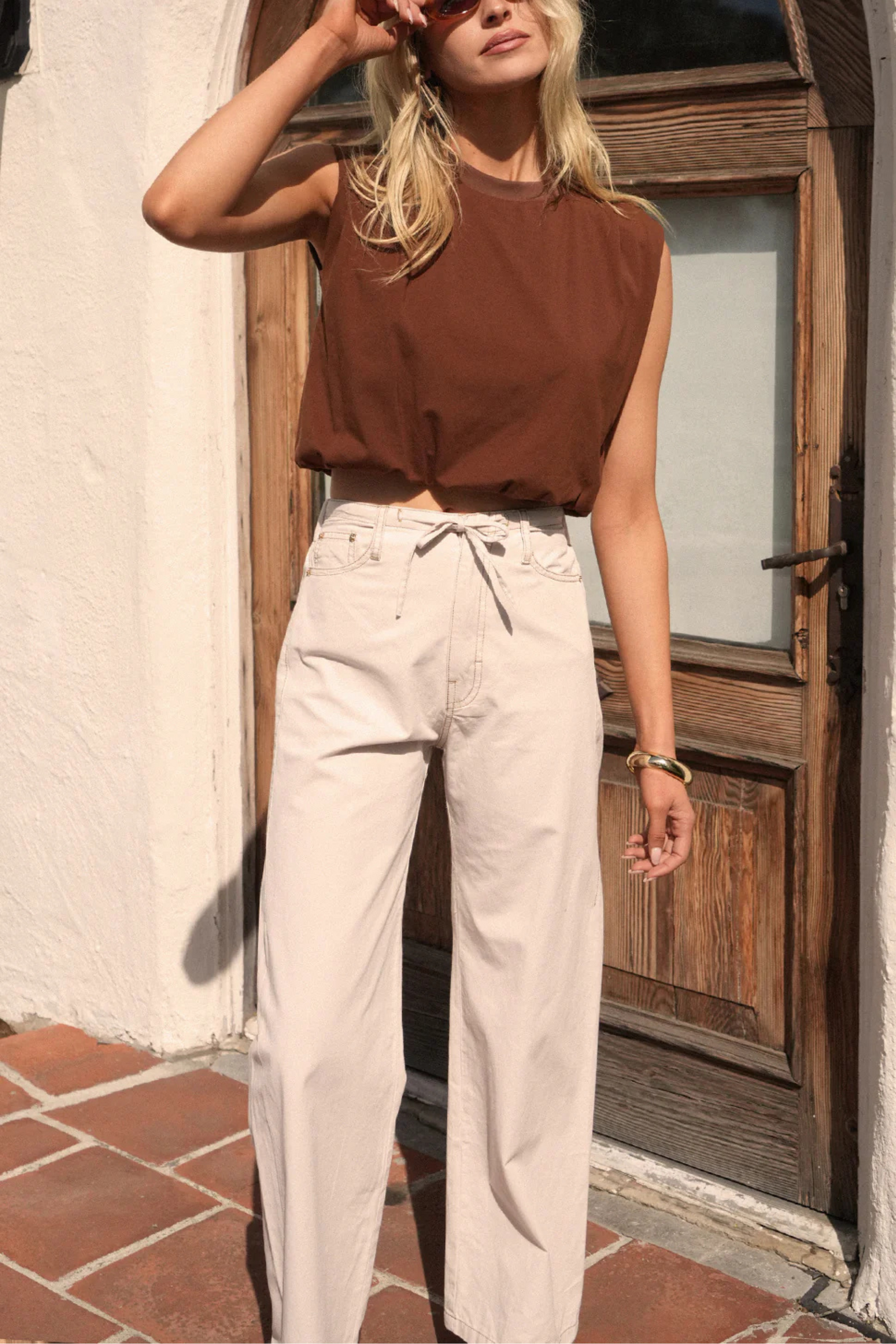 Oliver Wide Leg Drawstring Pants