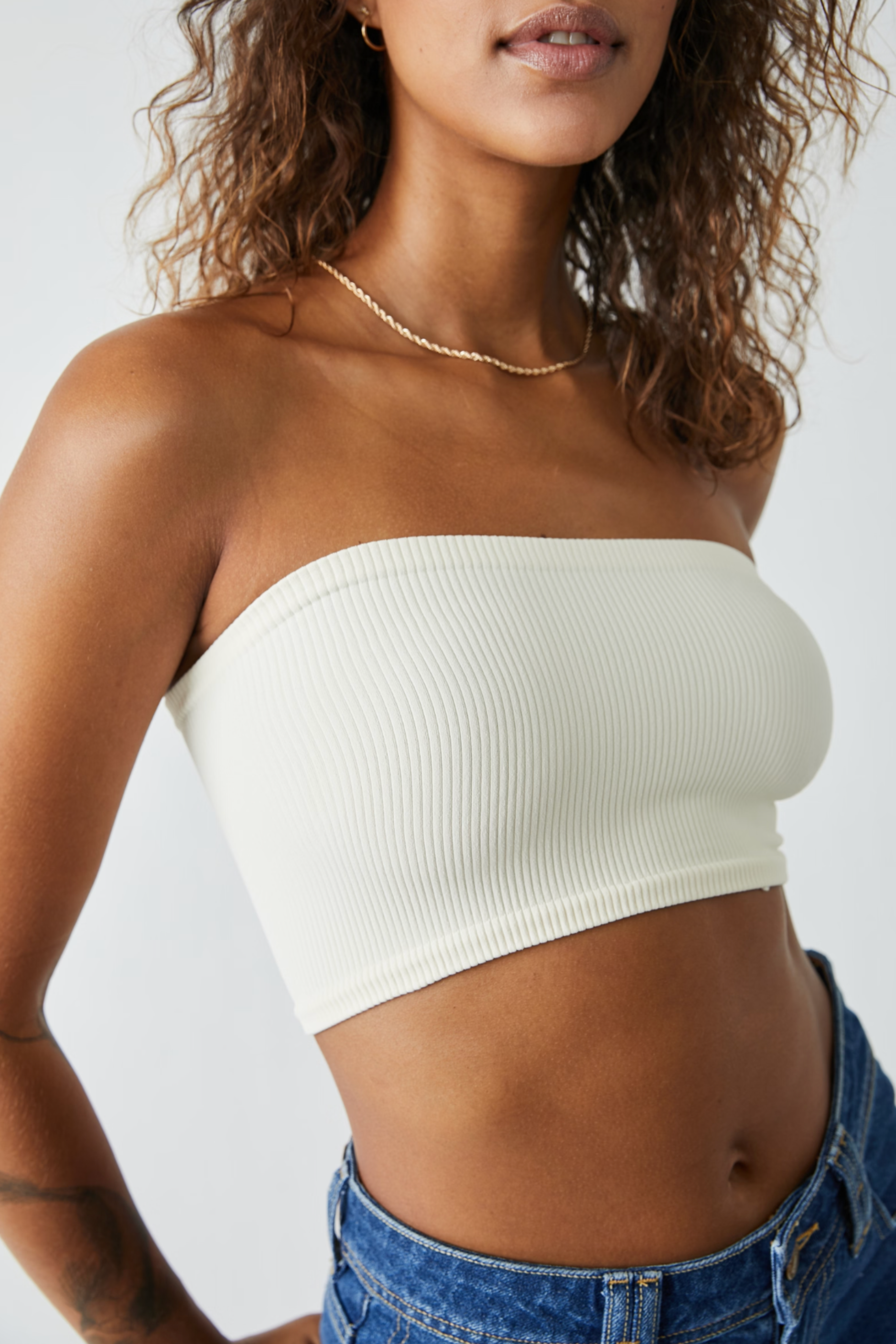 Free People Amelia Bandeau - Ivory