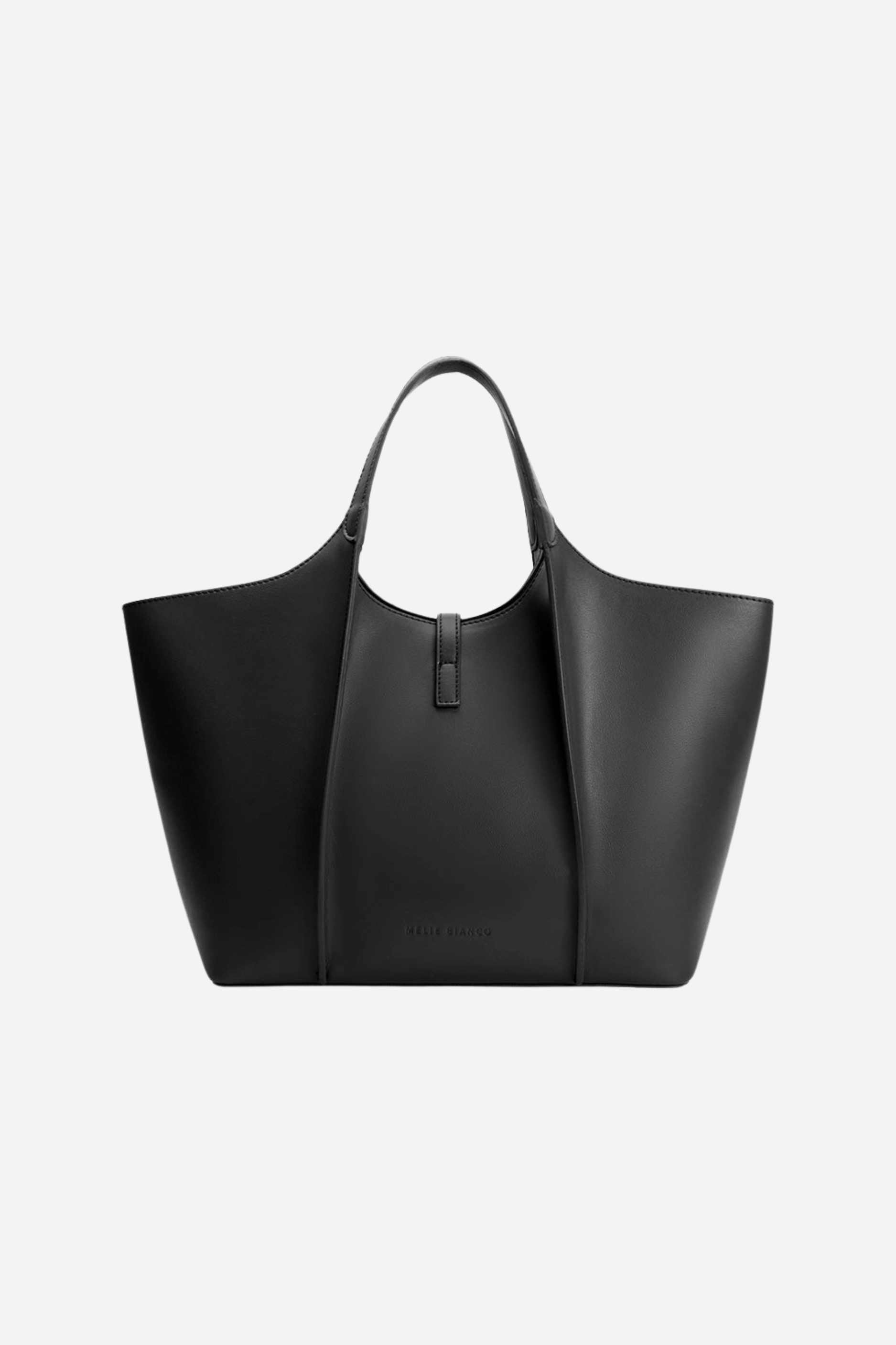 Melie Bianco - Malia Tote Bag - Black Leather