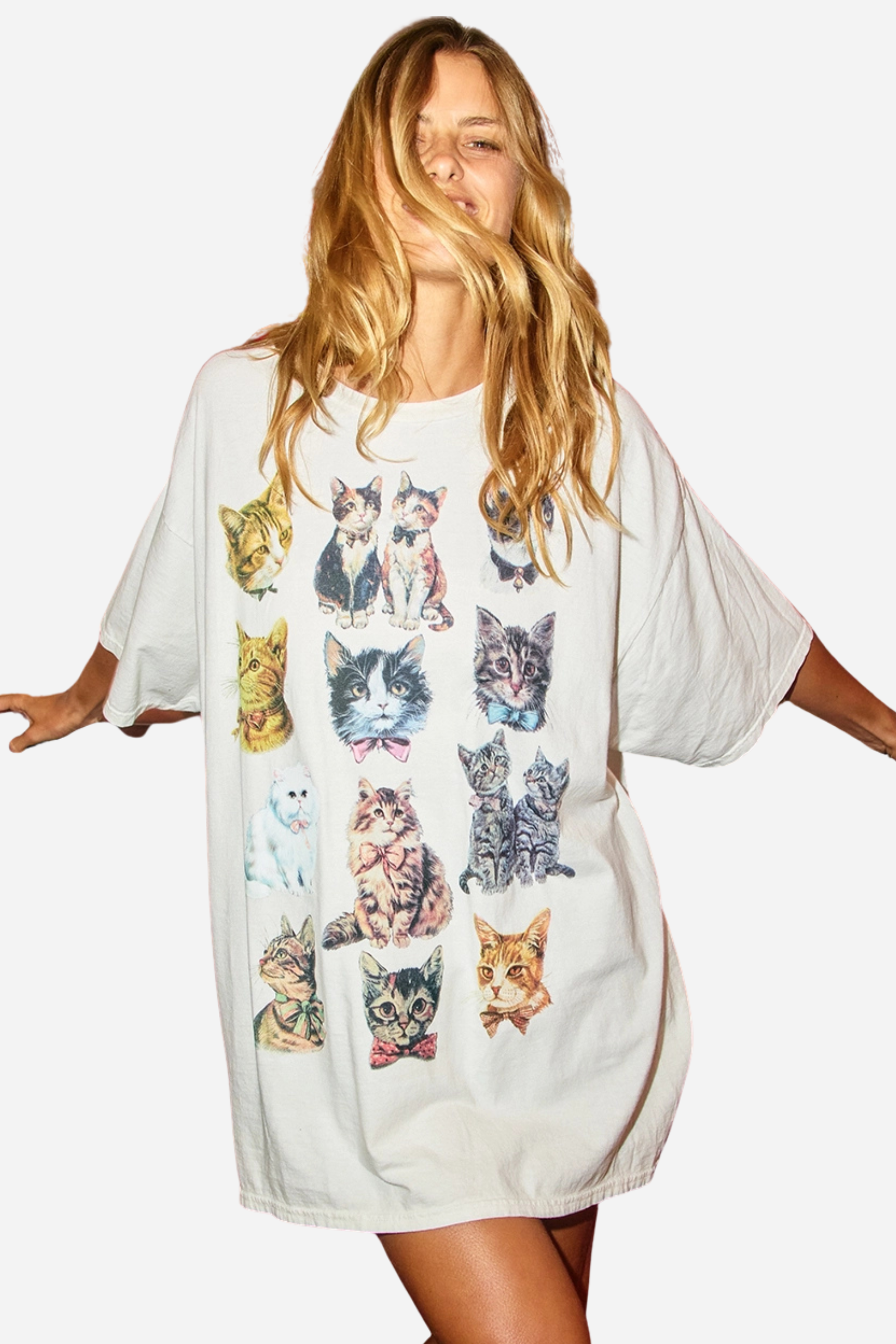 Lovely Cats Oversized T-Shirt
