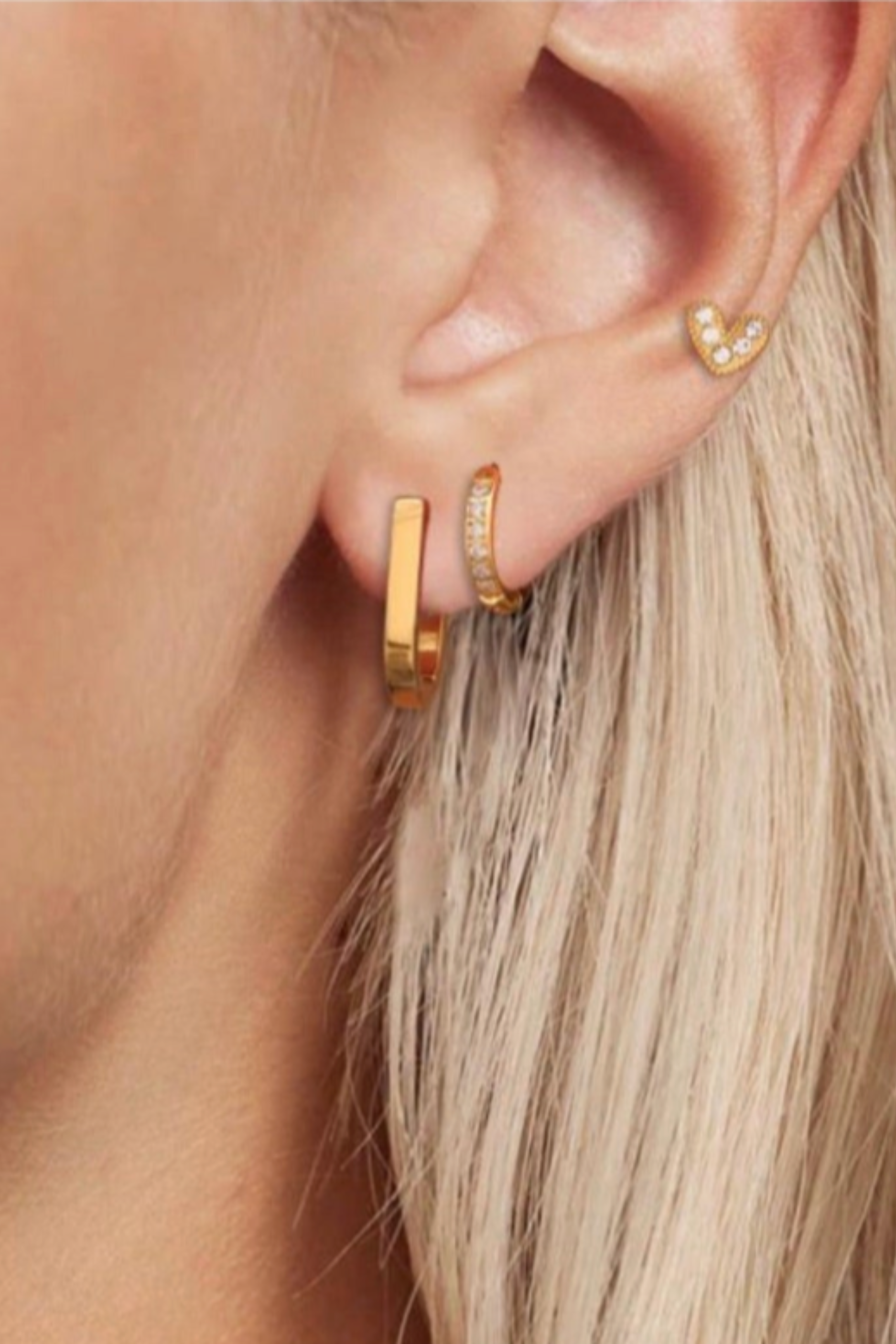 18K Bella Earring Set