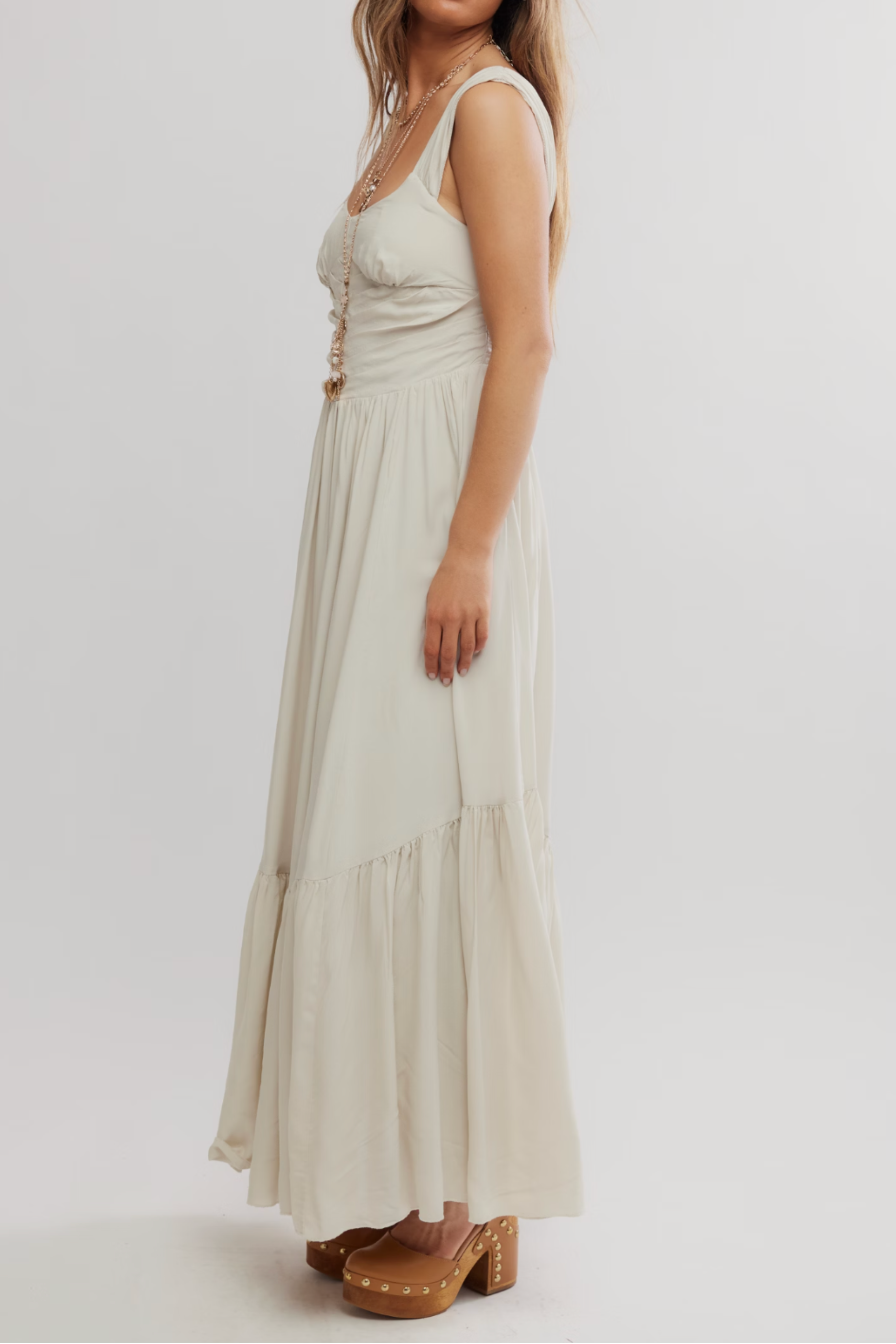 Free People Sasha Maxi Dress - Ivory