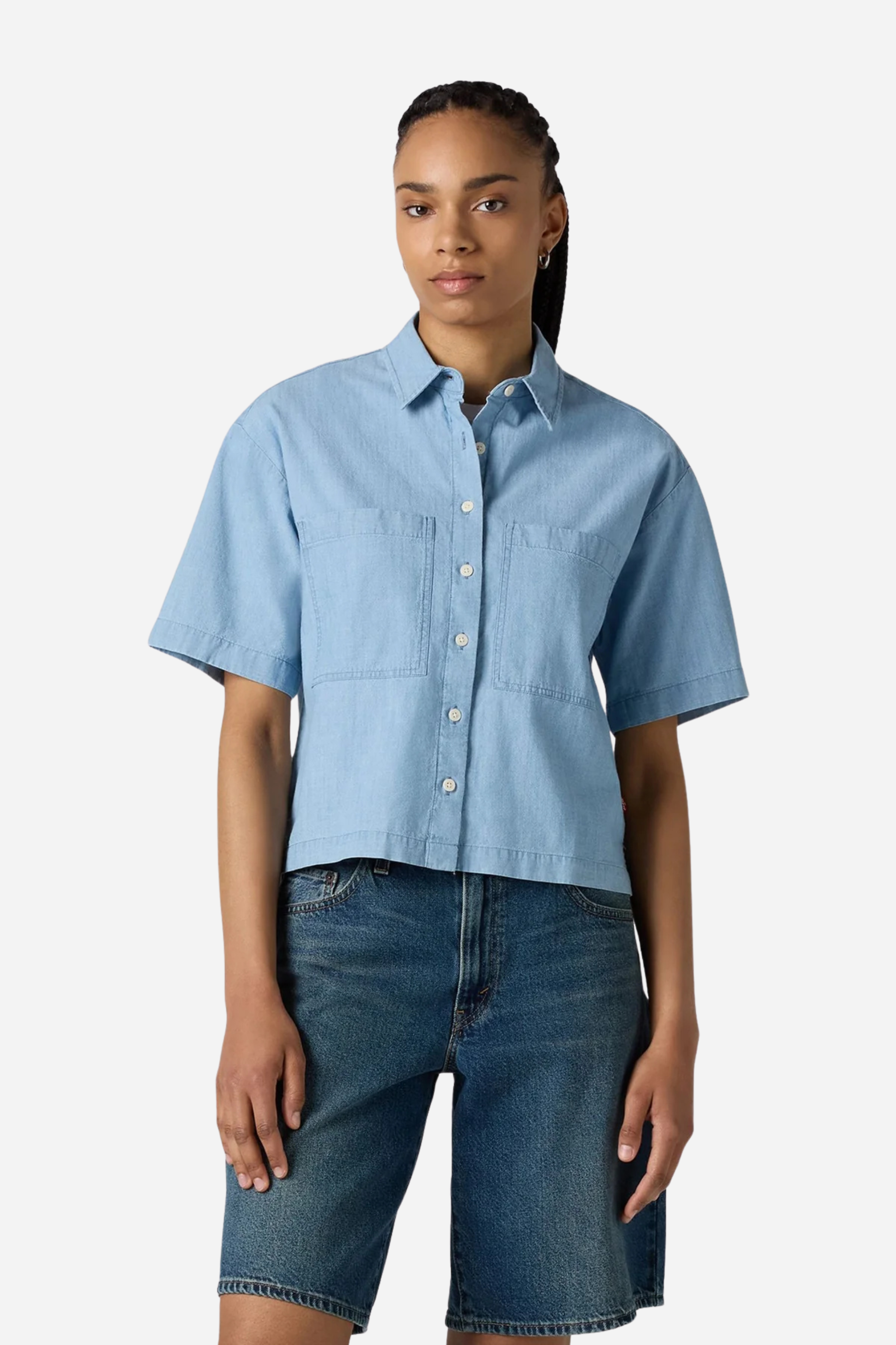 Levi's Harlie Cropped Shirt - Brass Organ