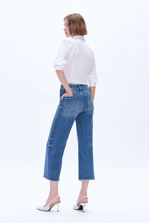 High Rise Wide Leg Jeans