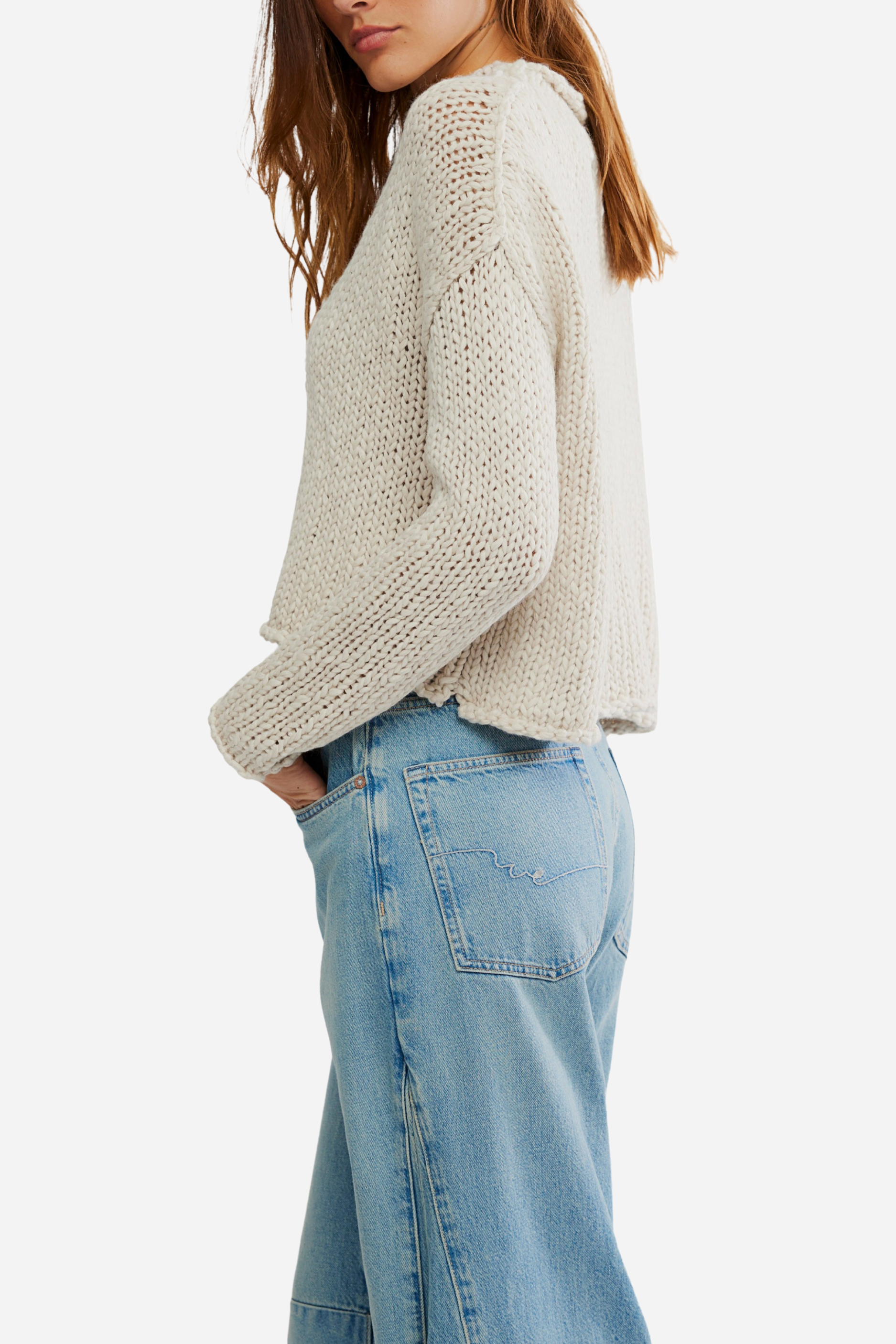 Free People Opal Sweater - Tea