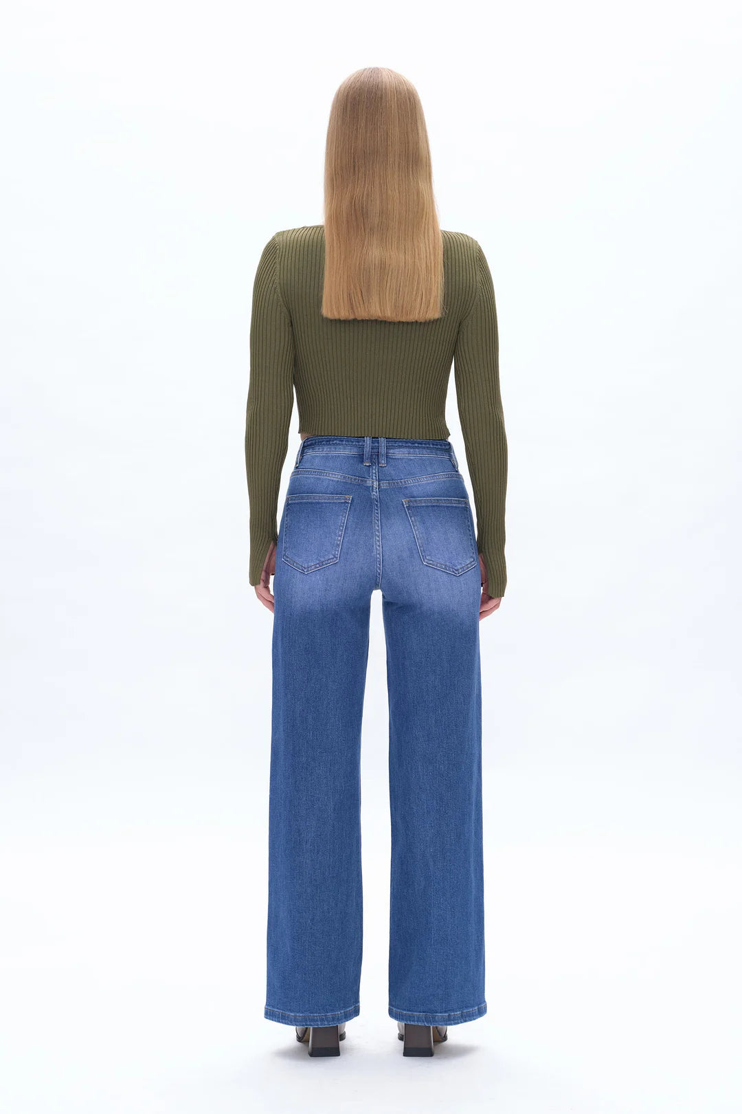 Cloe High Rise Wide Leg Jeans