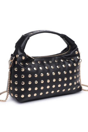 Beckette Studded Crossbody - Black