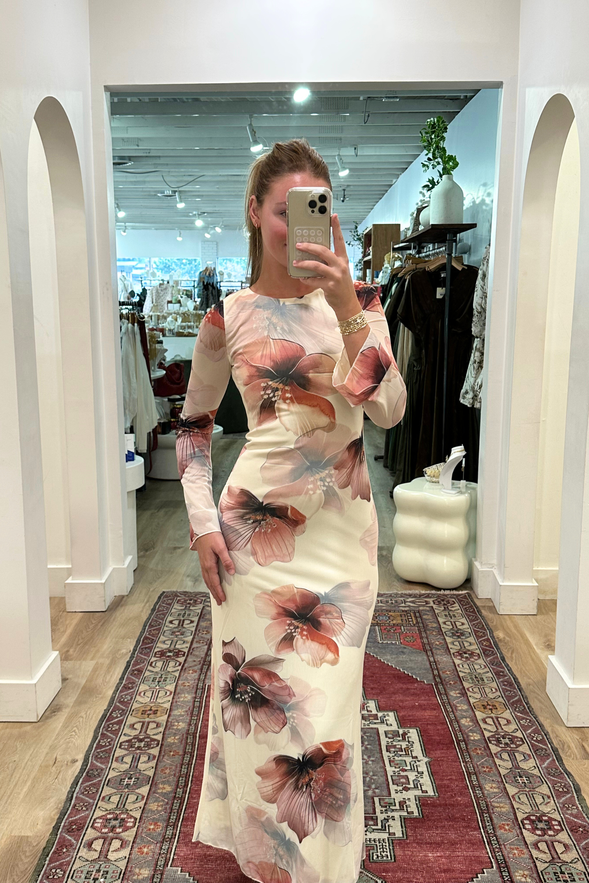 Ariana Floral Maxi Dress