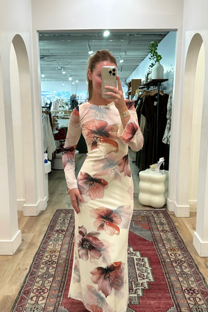 Ariana Floral Maxi Dress
