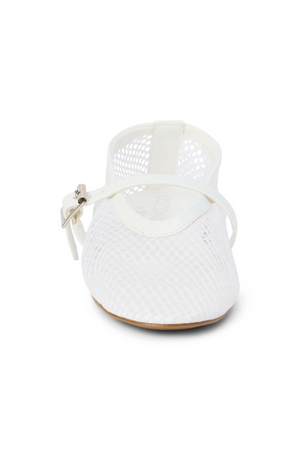 Nolita Ballet Flat - White Mesh