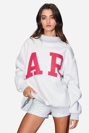 Arkansas Reversible Mock Neck