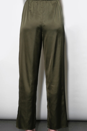 Fiona Wide Leg Pants - Olive