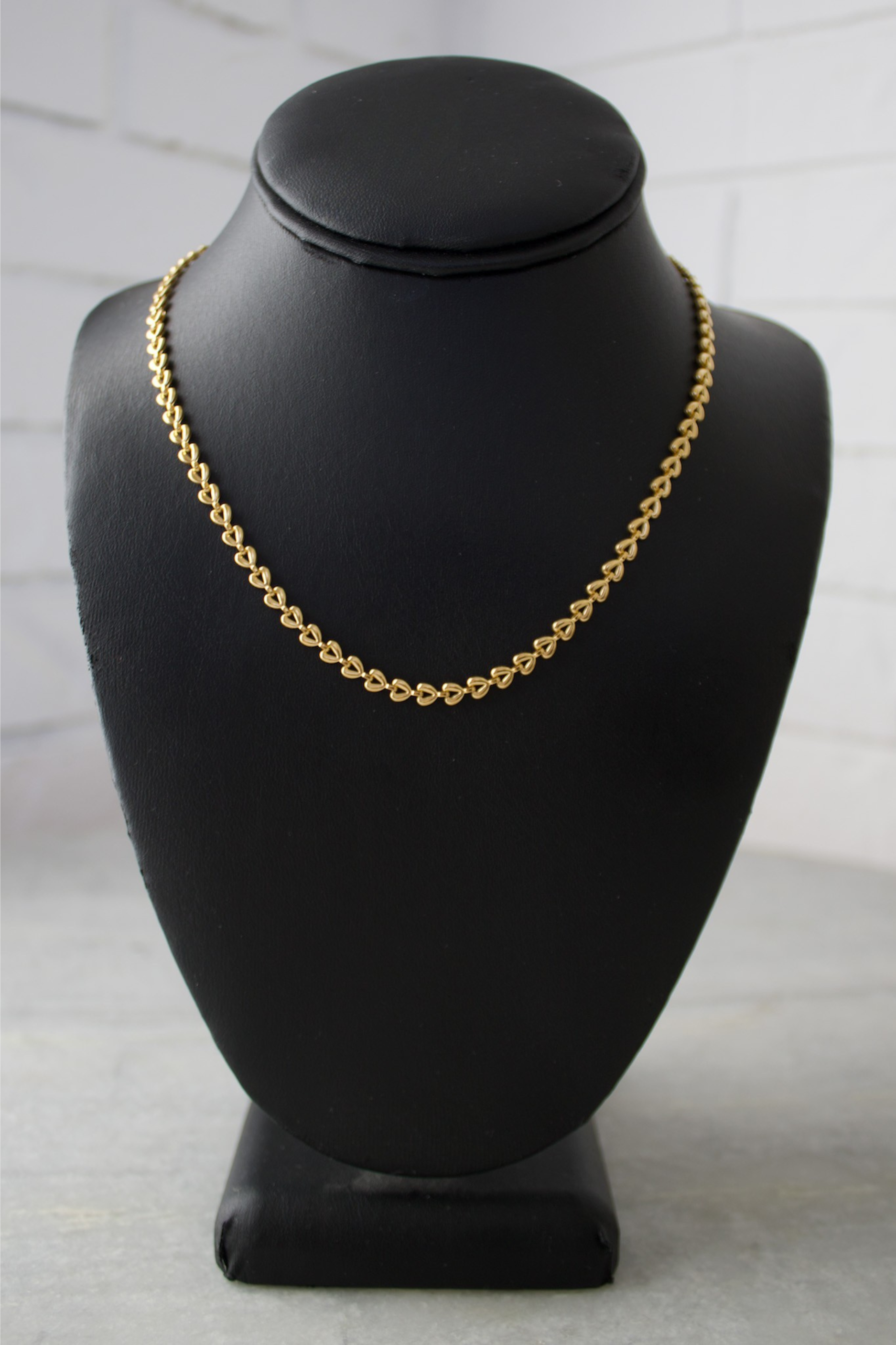 18K Heart Weave Necklace