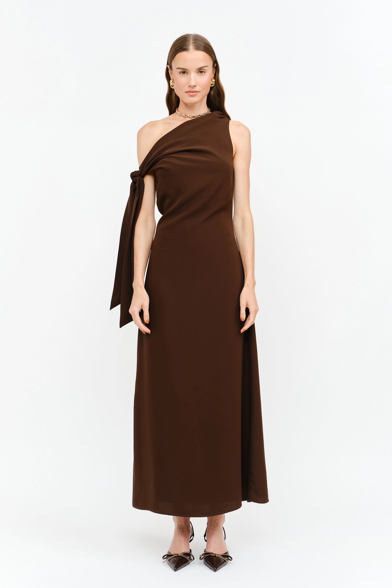Remie Maxi Dress - Brown