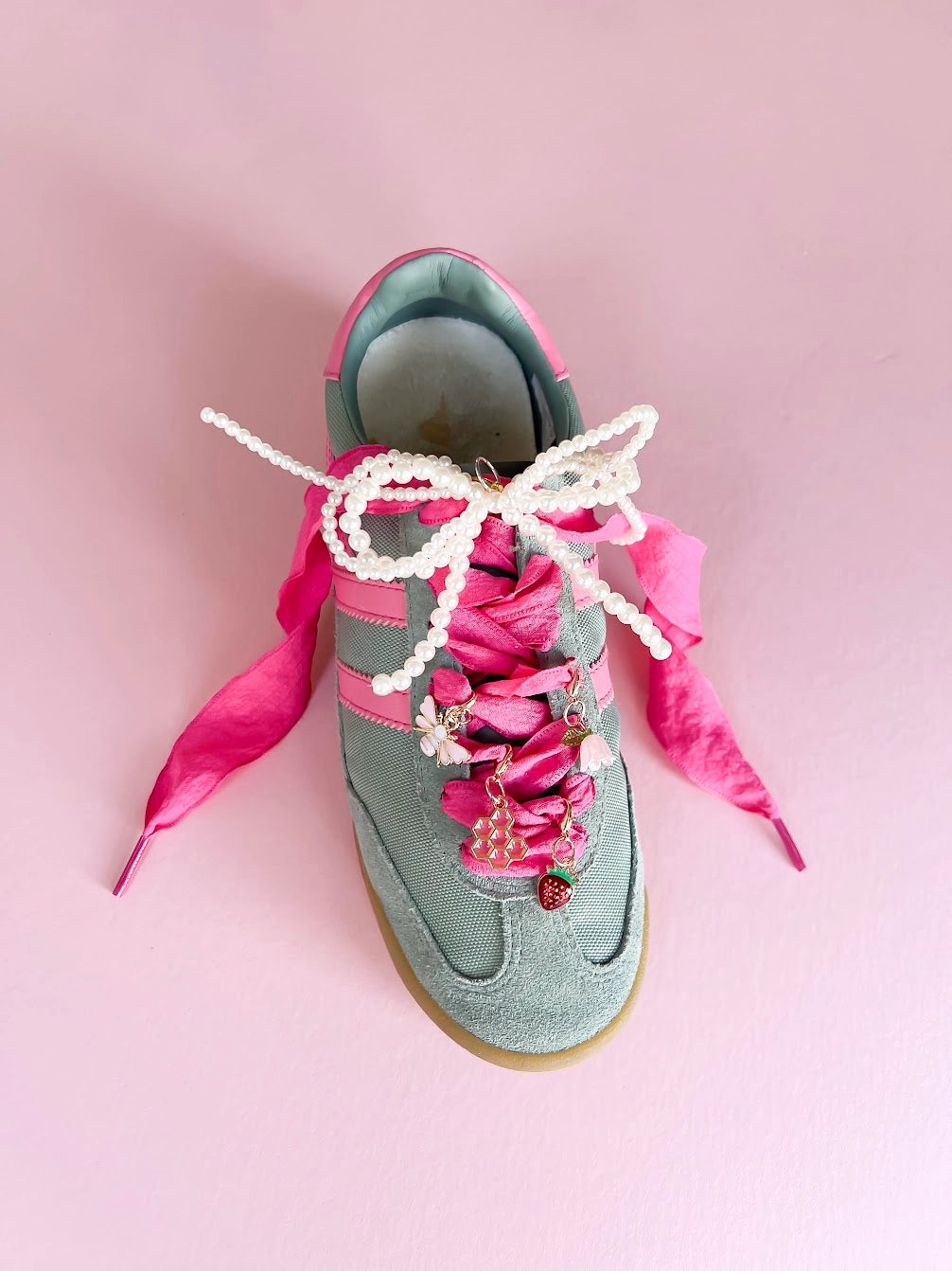 Shoe Charm Set - Hot Pink