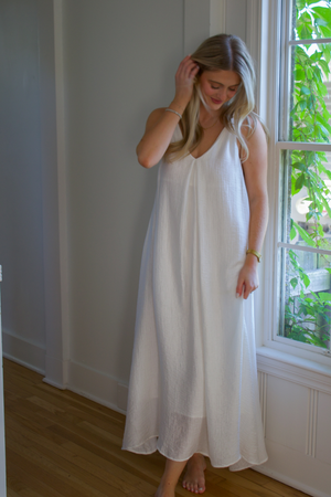 FRNCH Lauria Dress - White