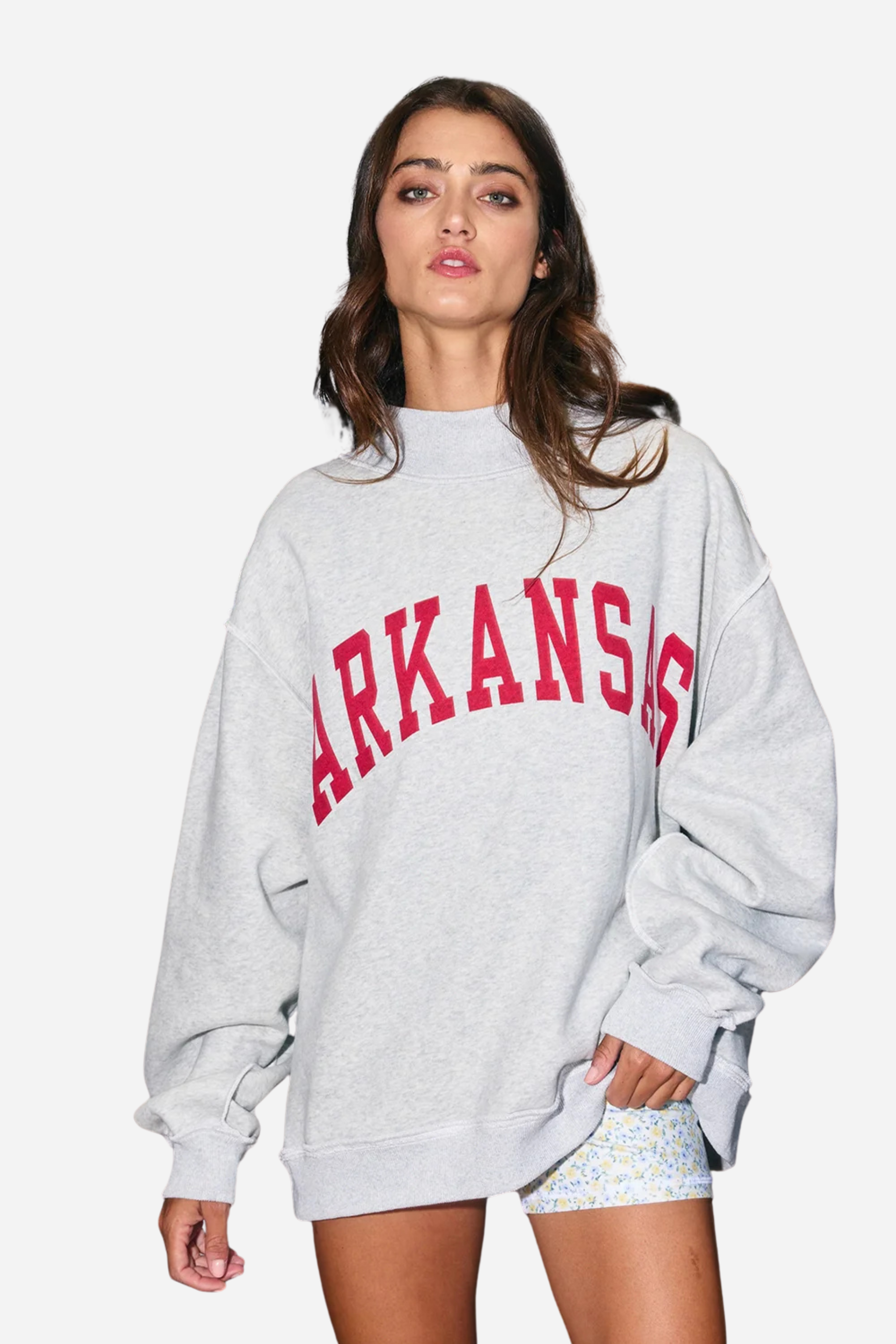 Arkansas Reversible Mock Neck