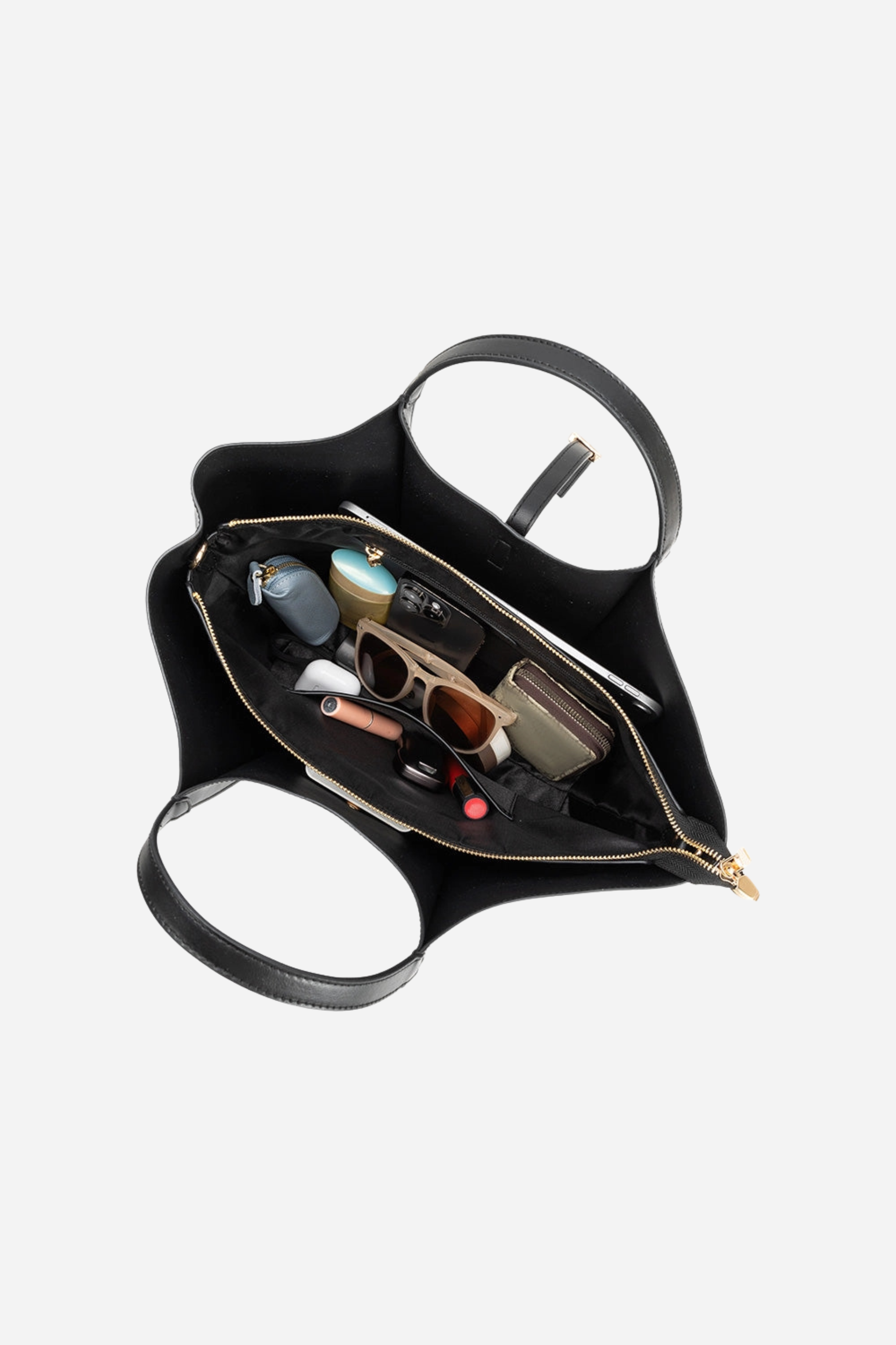 Melie Bianco - Malia Tote Bag - Black Leather