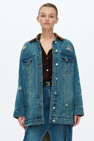Loose Fitting Jean Jacket
