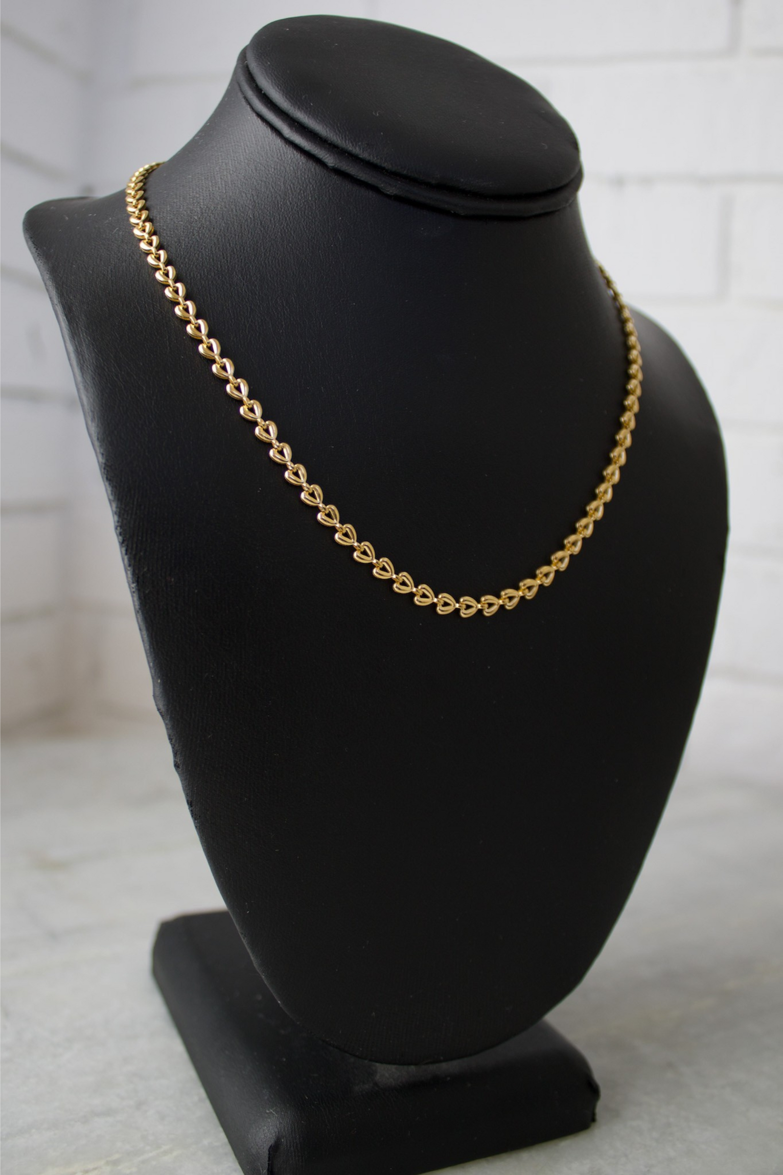 18K Heart Weave Necklace
