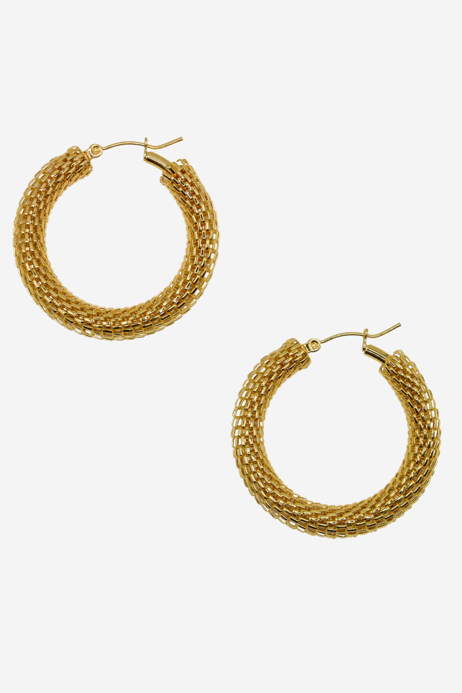 18K Margaret Hoop Earrings